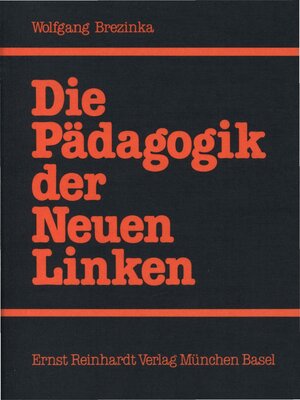 cover image of Die Pädagogik der Neuen Linken